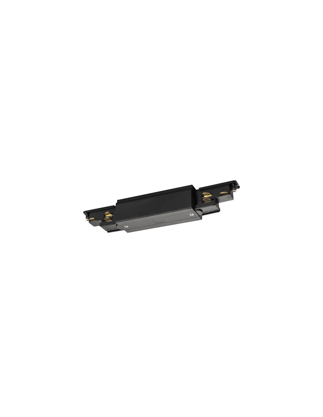 Raccord S-track DALI noir avec possibilité d'Alimentation