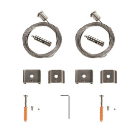 Filin de suspension pour rails 1PHs EUTRAC® et S-Track 5m 2 pces