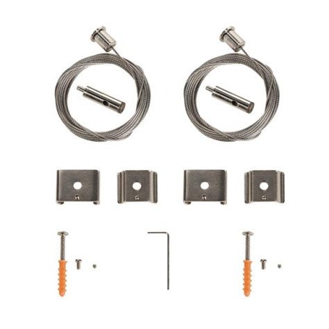 Filin de suspension pour rails 1PHs EUTRAC® et S-Track 5m 2 pces