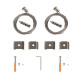 Filin de suspension pour rails 1PHs EUTRAC® et S-Track 5m 2 pces