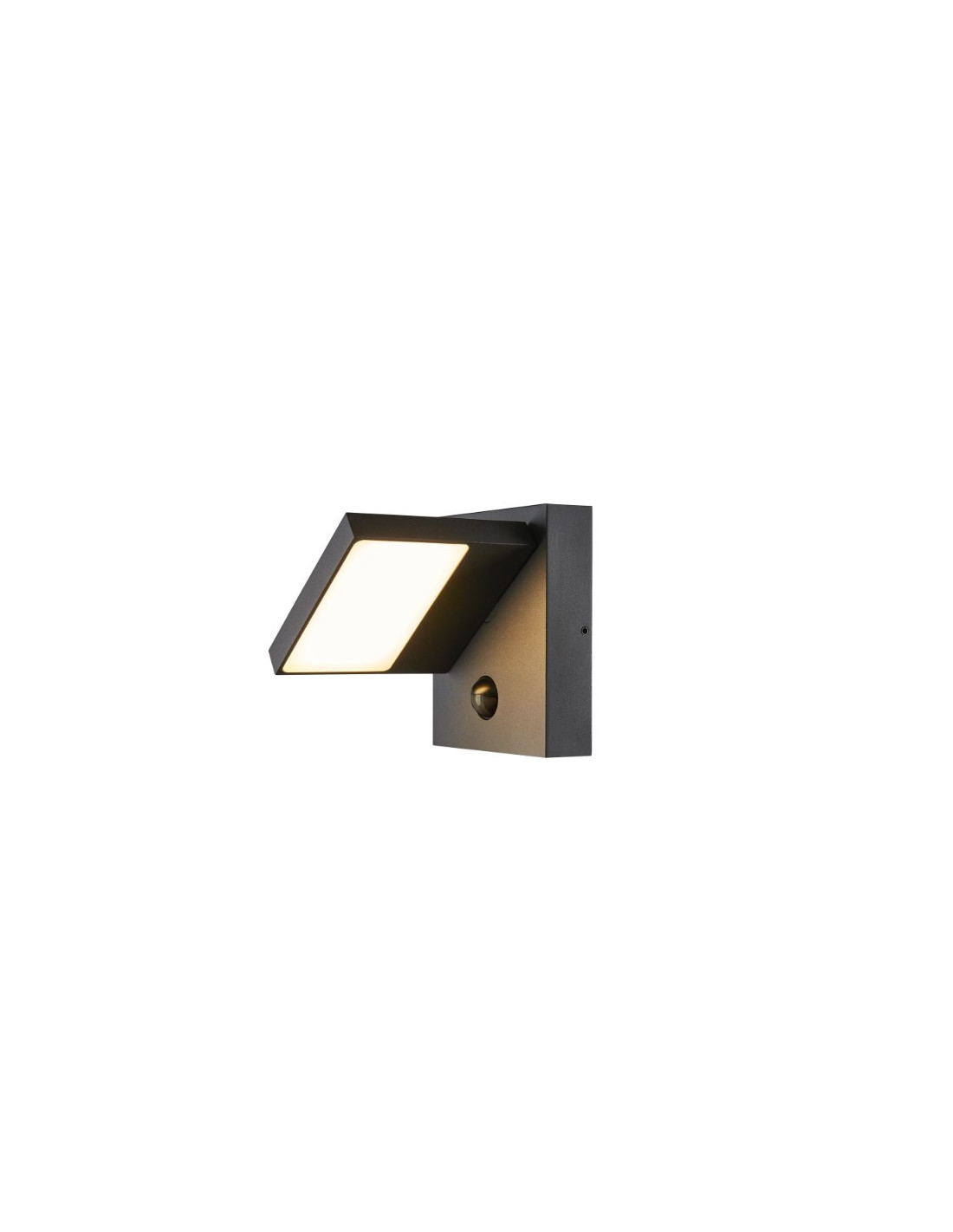 Abridor sensor applique en saillie extérieure LED IP55 anthracite 3000/4000K