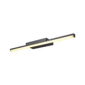 GLENOS applique apparent mirroir LED 12,6W 3000K/4000K 1160lm alu/verre noir