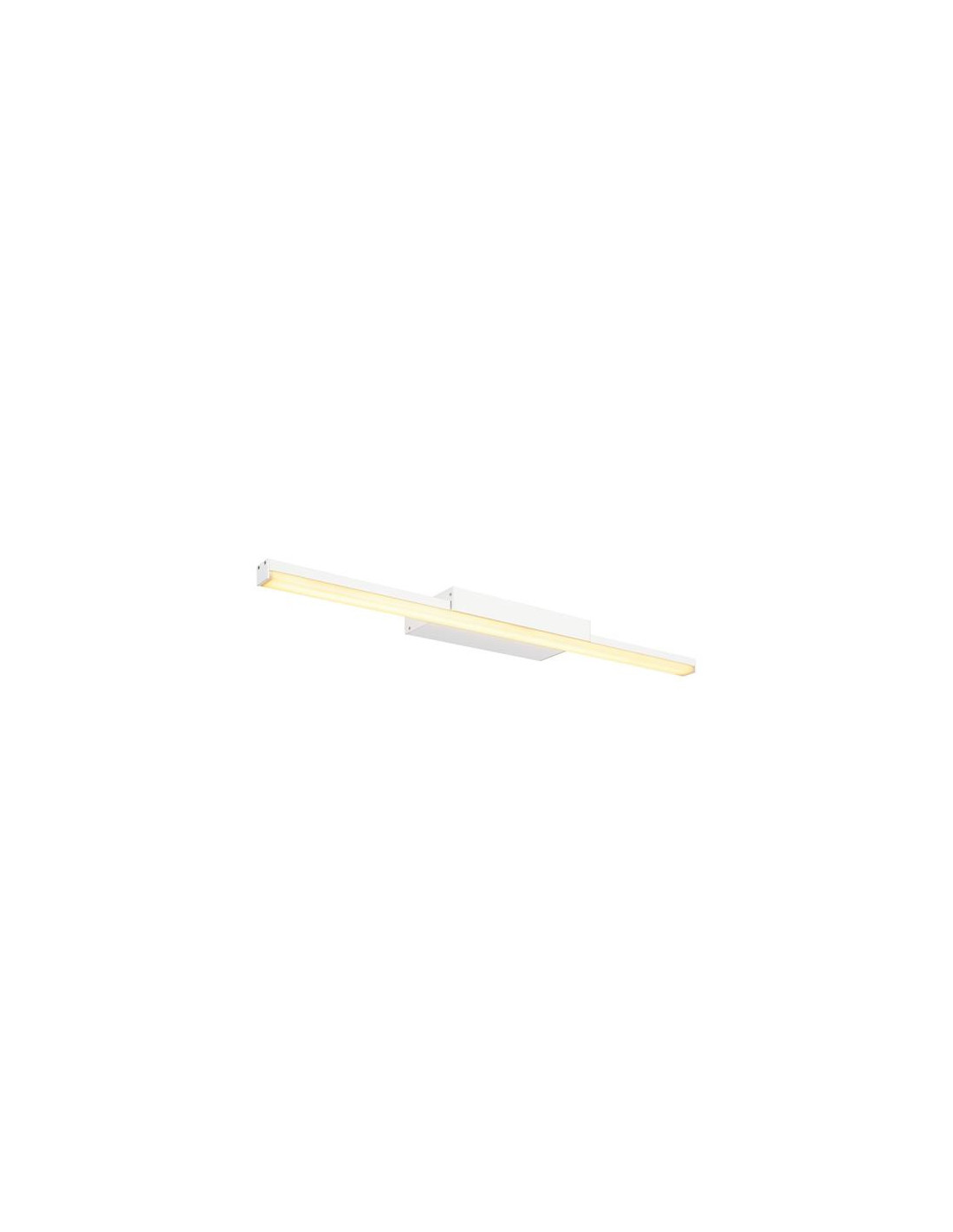 GLENOS applique apparent mirroir LED 12,6W 3000K/4000K 1160lm alu/verre blanc