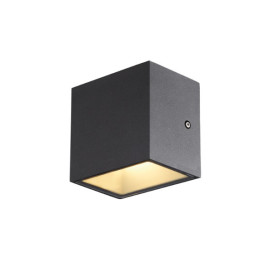 SITRA S WL SINGLE, Applique murale d'extérieur apparente LED, anthracite, commut