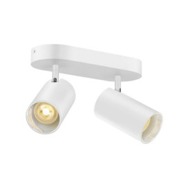 ASTO TUBE luminaire monté au plafond cylindrique max 2 x 10 W blanc
