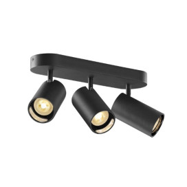 ASTO TUBE luminaire monté au plafond cylindrique max 3 x 10 W noir
