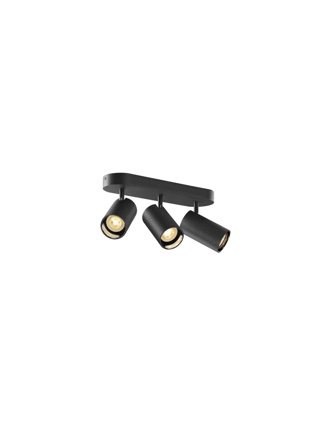 ASTO TUBE luminaire monté au plafond cylindrique max 3 x 10 W noir