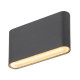 OVAL 14 WL Applique murale apparente 2700/3000 K 6 W noir