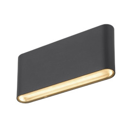 OVAL 18 WL Applique murale apparente 2700/3000 K 10 W noir