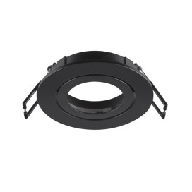 NEW TRIA 68 cadre rond IP20 noir