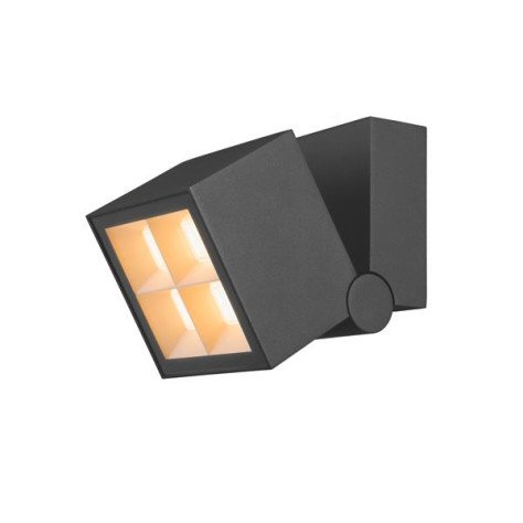 S-CUBE, luminaire mural et monté au plafond, 2700/3000 K, 15 W, 80°, anthracite