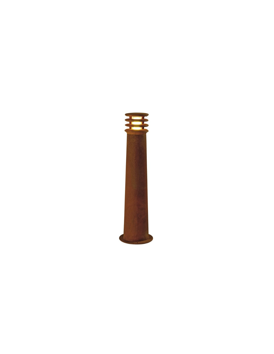 Rusty 70 balise E27 11W 230V IP55 fonte rouille