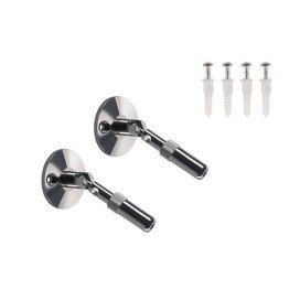 Fixation mur Milieu pour LV-système câbles chrome 2pcs