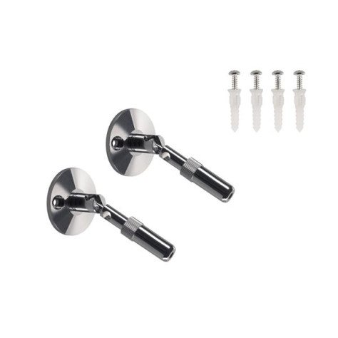 Fixation mur Milieu pour LV-système câbles chrome 2pcs