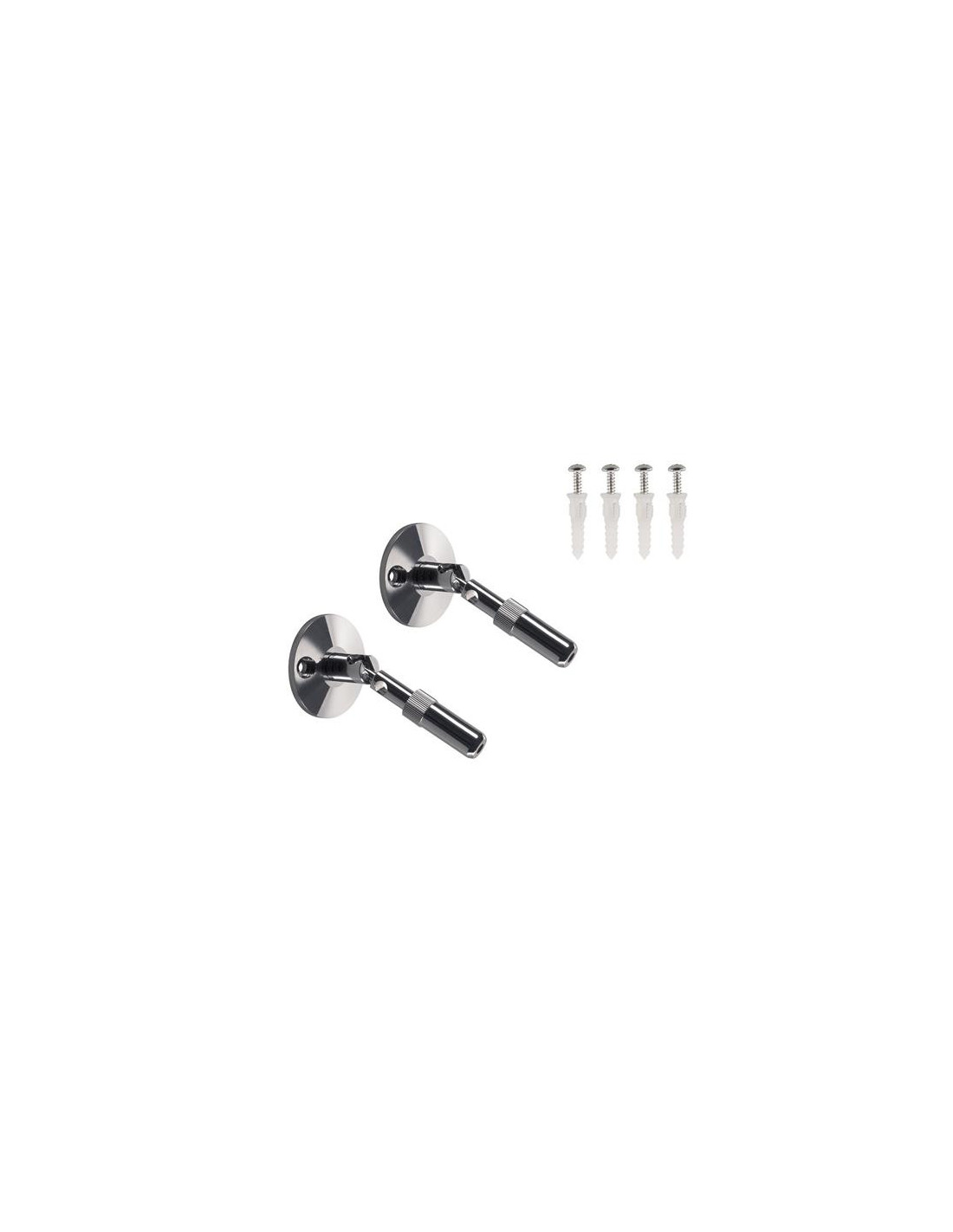Fixation mur Milieu pour LV-système câbles chrome 2pcs