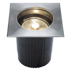 Dasar ES111 spot encastré sol GU10 75W 230V IP67 carré