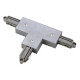 Connection T 1-Fase HV-rail échouement gauche gris argent