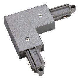 Connection coin pour 1-Fase HV-rail échouement extérieur gris argent