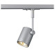 Bima I spot rail GU10 50W 230V HV 1-Fase rail gris argent