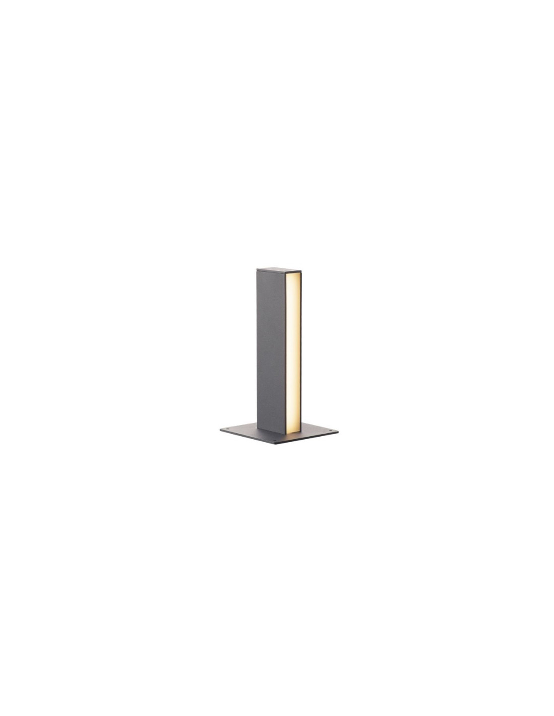 H-pol à enc. dans le sol LED 230V 8W 3000K 900lm 16,5x16,5x36cm IP55 anthracite