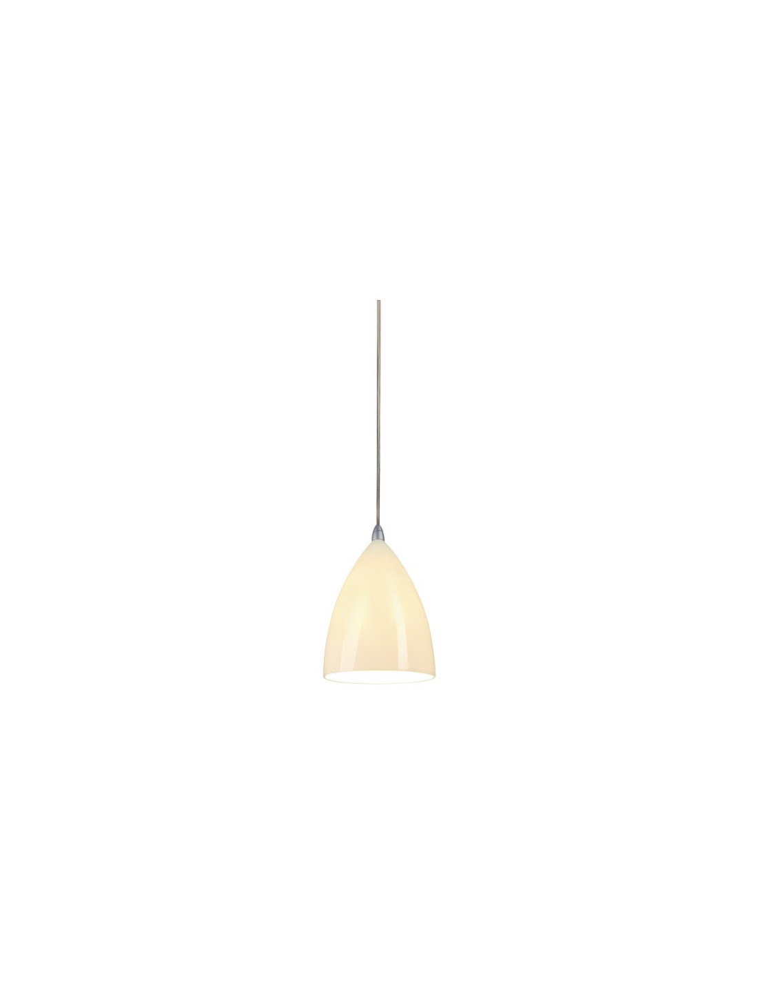 Tonga IV suspension E14 60W of E14 Energy saver 230V céramique blanc