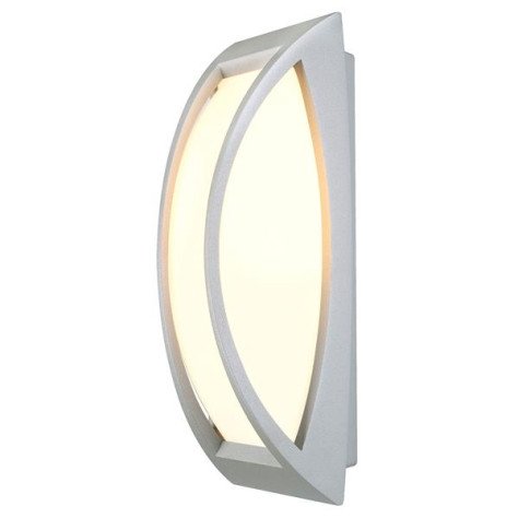 Meridian 2 écl. mur E27 25W 230V IP54 gris argent