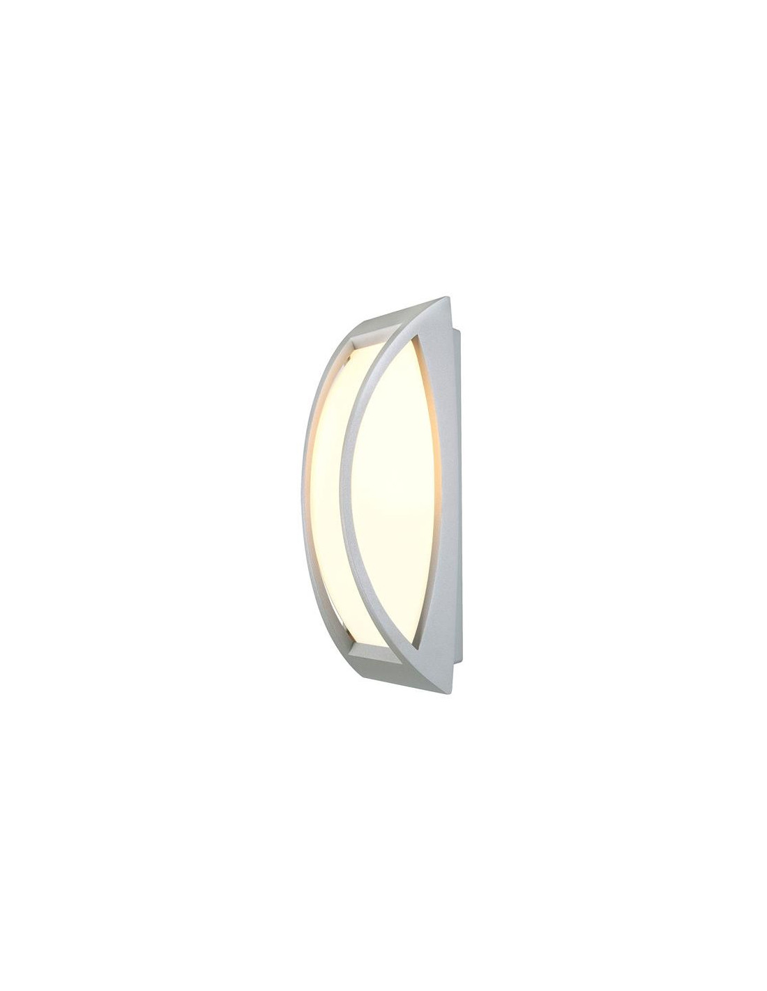 Meridian 2 écl. mur E27 25W 230V IP54 gris argent