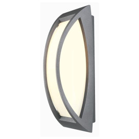 Meridian 2. mur/plafond E27 25W 230V IP54 gris pierre