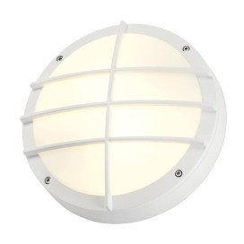 Bulan Grid applique rond 2x25W E27 230V D27,5xD8,5cm IP44 blanc