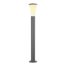 Alpa Cone 100 borne 1x24W E27 230V diffuseur PC H100cm gris pierre IP55
