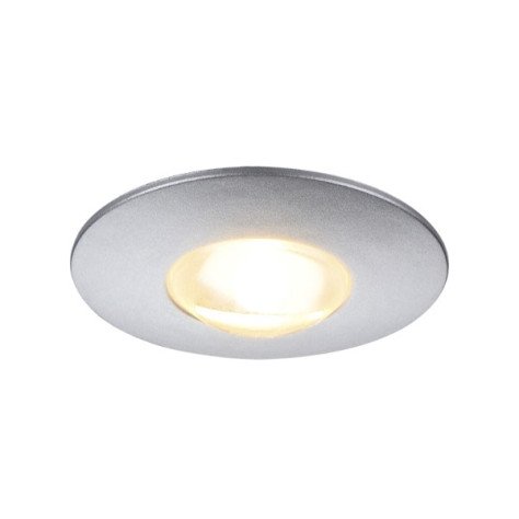 LED Light Point encastrable plafond 1W PowerLED 350mA alu nature LED blanc chaud