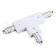 Connection T 1-Fase HV-rail échouement gauche blanc