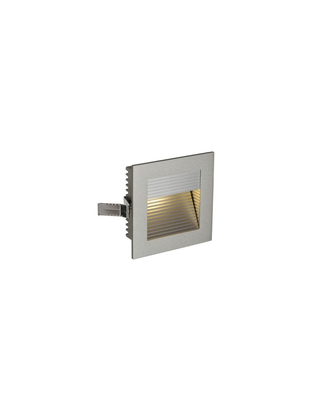 Frame curve Led spot encastré 1W led blanc chaud gris