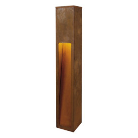 Rusty Slot 80 balise E27 11W 230V IP44 fonte rouille