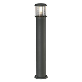 Otos Glas borne 1x15W E27 230V + set d'ancrage H93,5cm anthracite