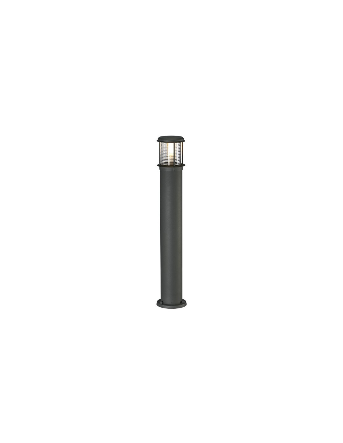 Otos Glas borne 1x15W E27 230V + set d'ancrage H93,5cm anthracite