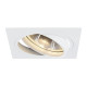 New Tria I spot encastré carré GU10 ES111 75W 230V blanc structure matt