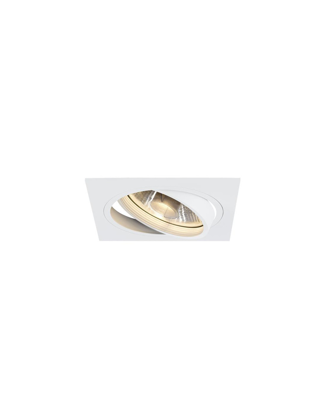 New Tria I spot encastré carré GU10 ES111 75W 230V blanc structure matt