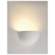 GL 101 E14 applique plâtre 1x40W E14 B28xH13xD14cm blanc