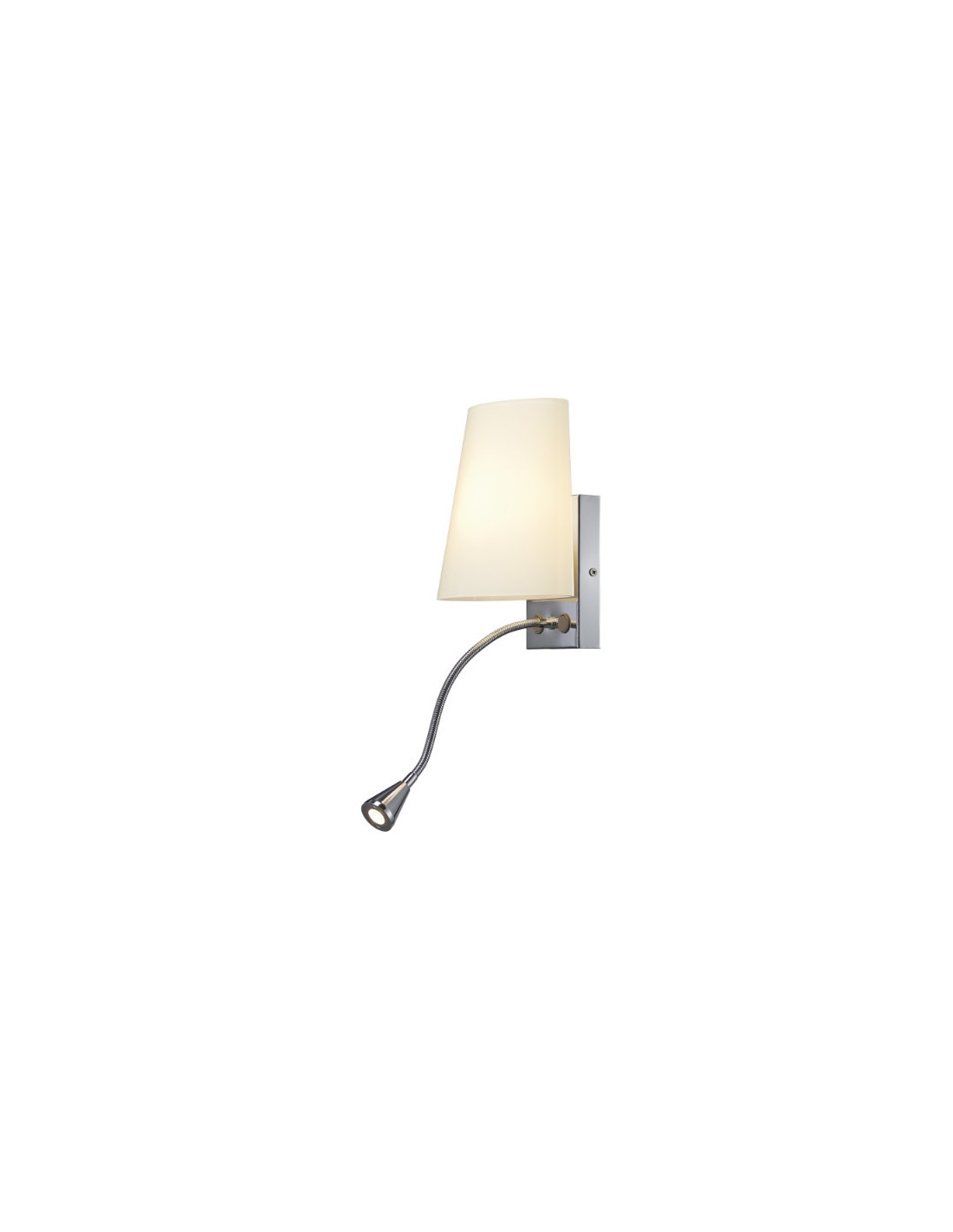 Coupa Flexled applique 1xmax. 40W G9 + LED 3W + interrupteur satiné/blanc