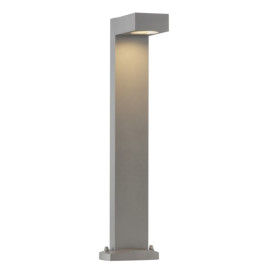 Quadrasyl SL 75 borne 1x11W Gx53 230V + set d'ancrage gris argent IP44