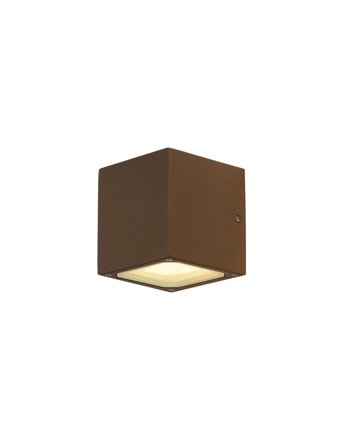 Sitra Cube applique 1x9W Mycrolynx Gx53 230V 10,8x11,5cm cuivre IP44