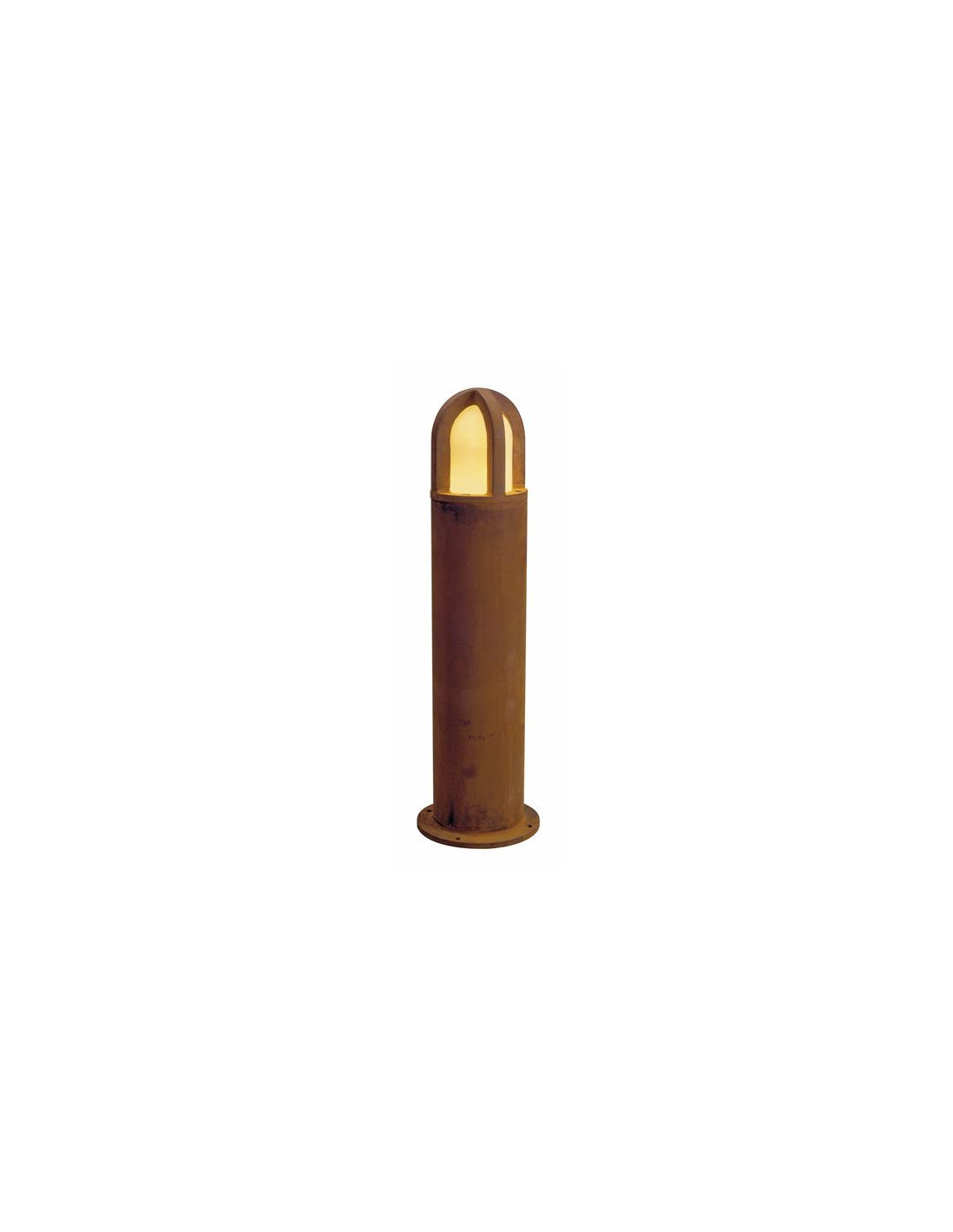 Rusty Cone 70 balise E27 11W 230V IP54 fonte rouille