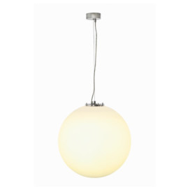 Rotoball suspension 1x max. 24W E27 230V D50cm gris argent/blanc