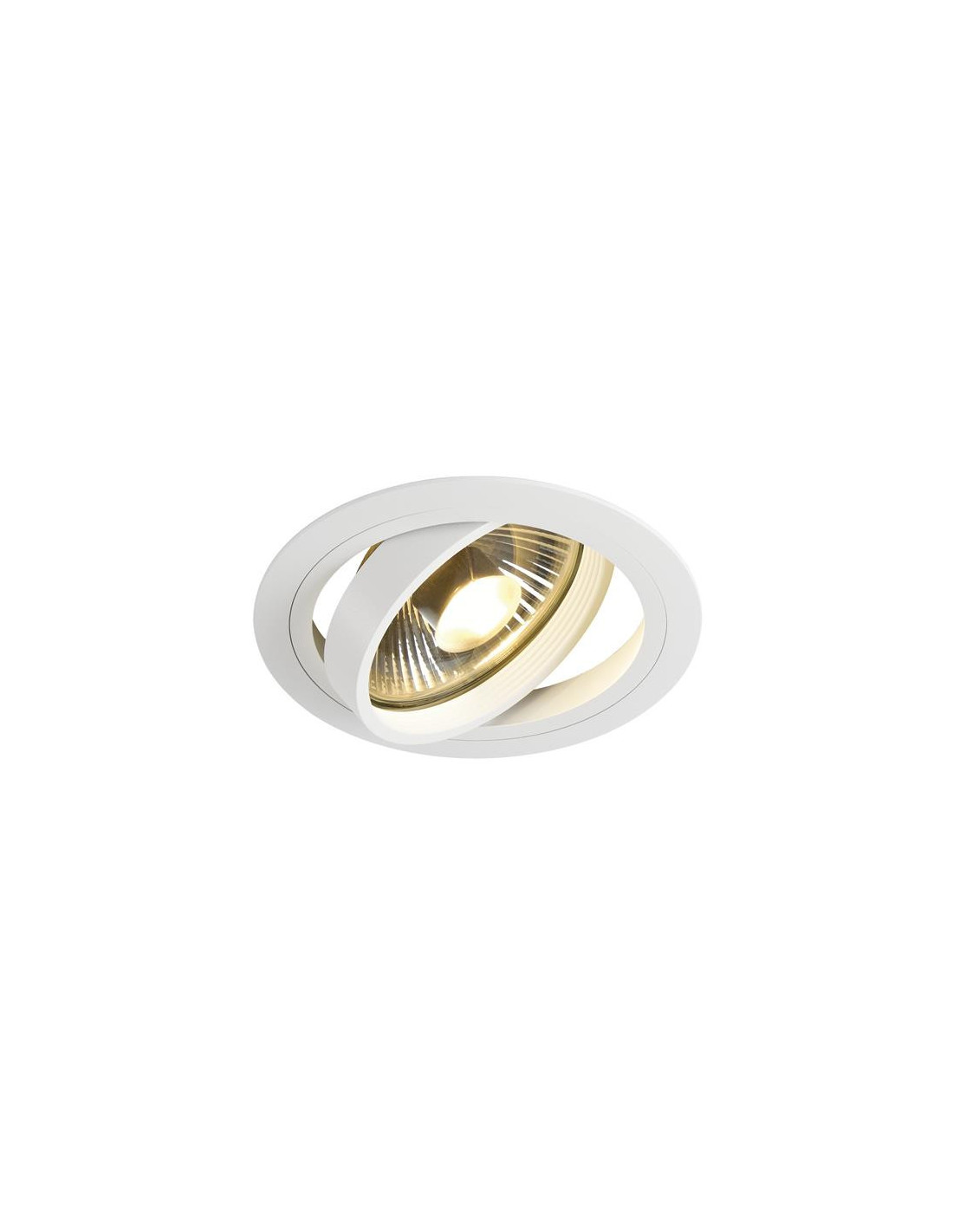 New tria es111 spot encastré rond blanc mat