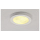 GL 105 plafonnier plâtre 2x25W E27 D31xH8cm blanc