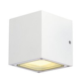 Sitra cube applique square blanc GX53 9W
