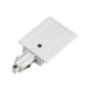 RAIL 1 ALL. encastre alimentation 1 blanc terre gauche