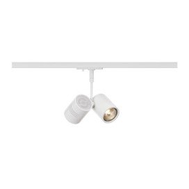 BIMA II spot blanc GU10 2x50W max. avec adapt. 1-allum.