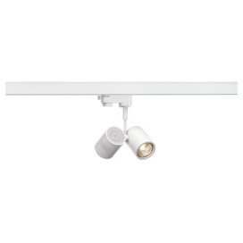 BIMA II spot blanc GU10 2x50W max. avec adapt. 3-allum.